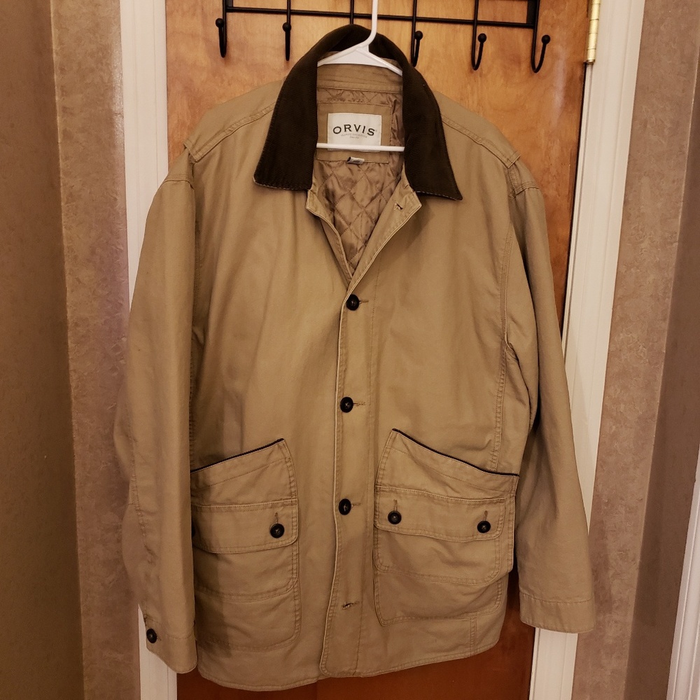 Orvis Barn jacket with corduroy collar